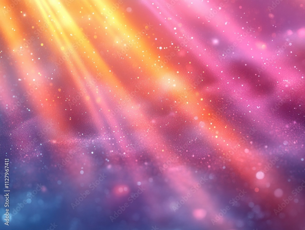 Shimmering Light Background with Sparkles and Radiant Colors Shimmering Light Background with Sparkles and Radiant Colors