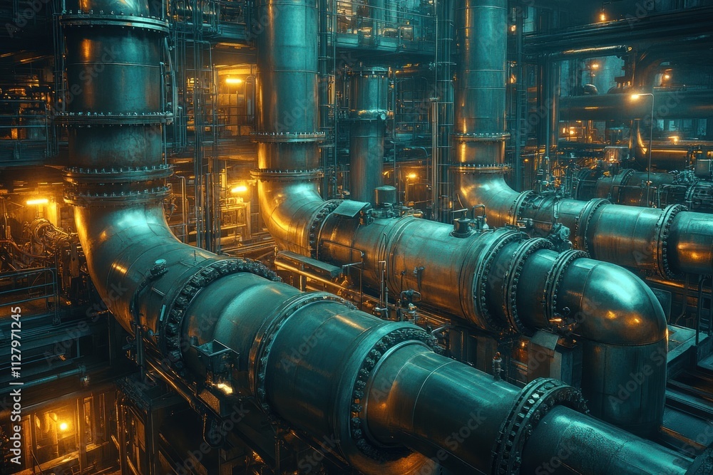 Heating in an Old Apartment Building with Industrial Control Room Features Heating in an Old Apartment Building with Industrial Control Room Features