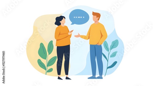 A manager introducing an employee to workplace wellness resources in a friendly conversation
