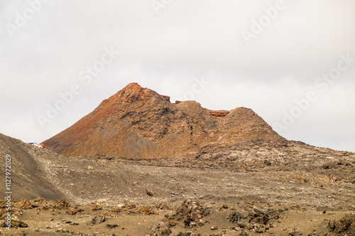 Photograph of a volcano in Tenerife