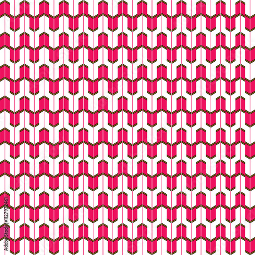 Bright pink fabric pattern, cute style
