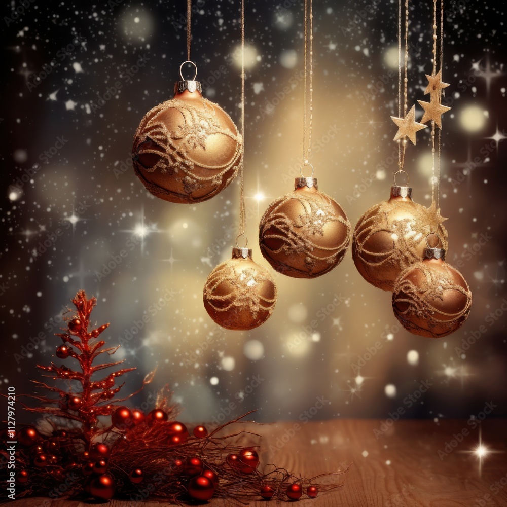 christmas background with balls christmas background with balls