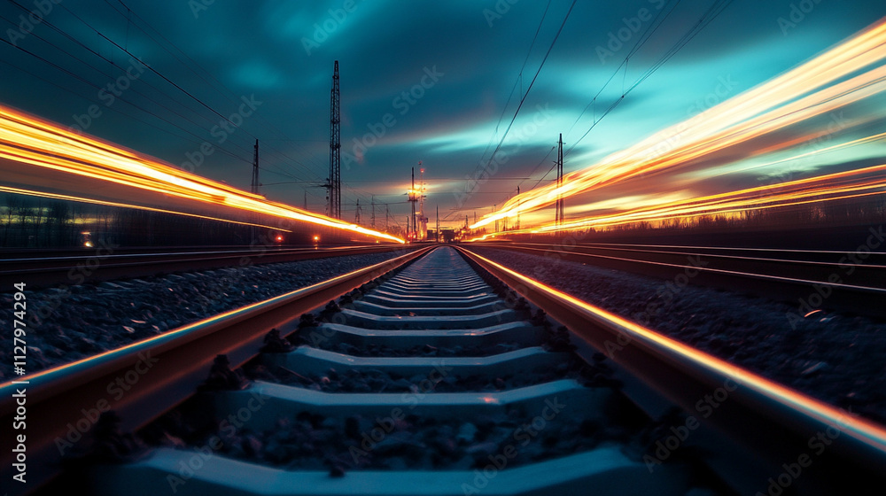Fototapeta premium traffic in the night