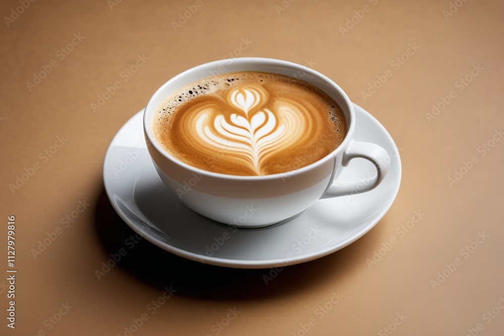 there is a cup of coffee with a heart on it there is a cup of coffee with a heart on it
