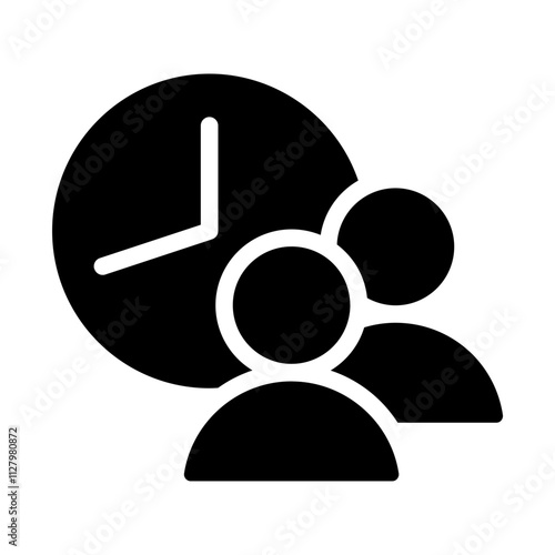 Human Waiting Solid Icon