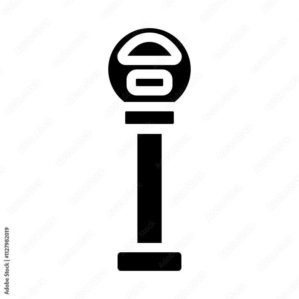 Parking Meter Solid Icon Parking Meter Solid Icon