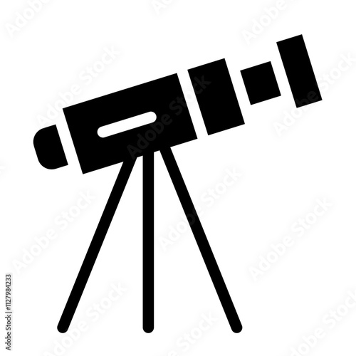 Teleskop Solid Icon