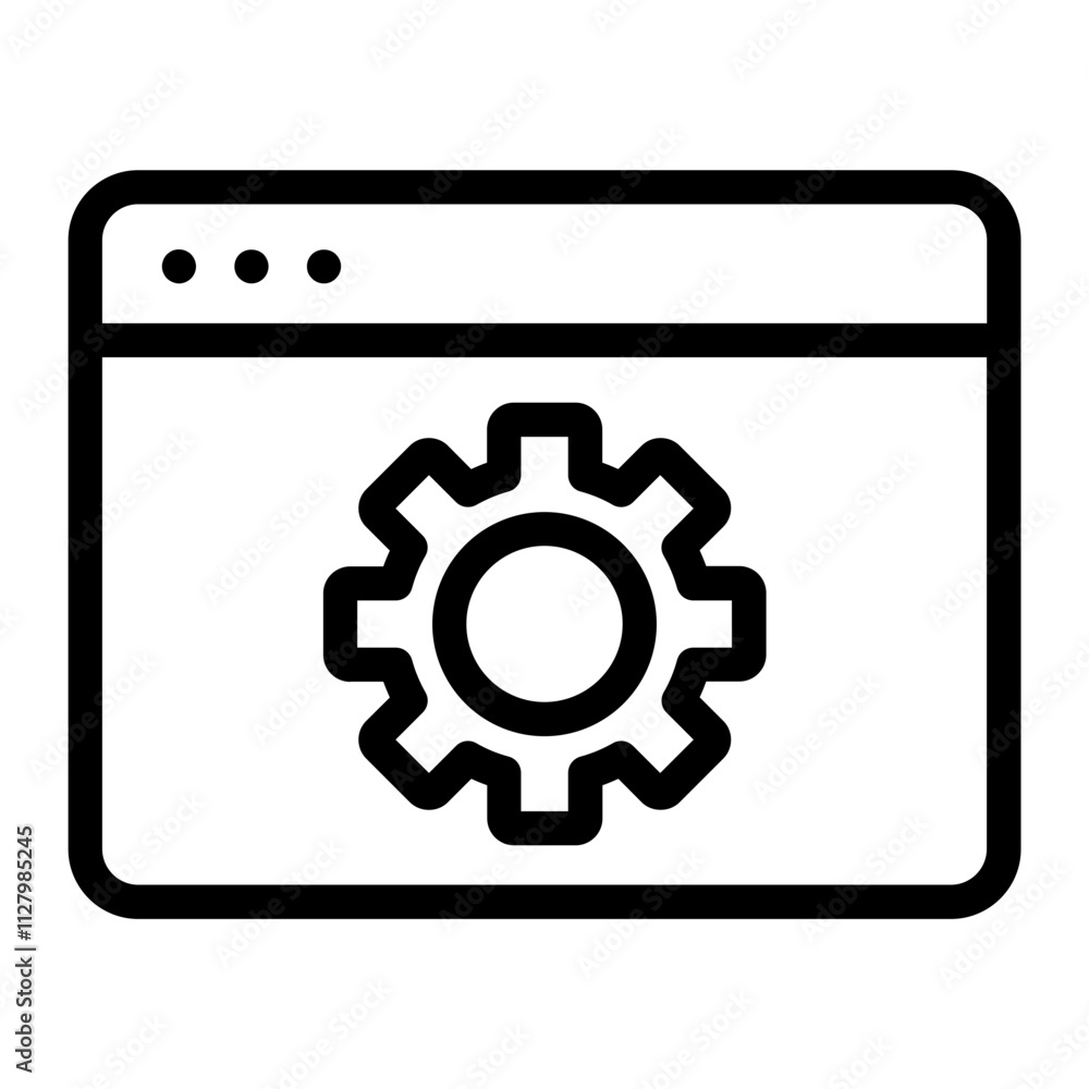 Administrator Web icon Administrator Web icon