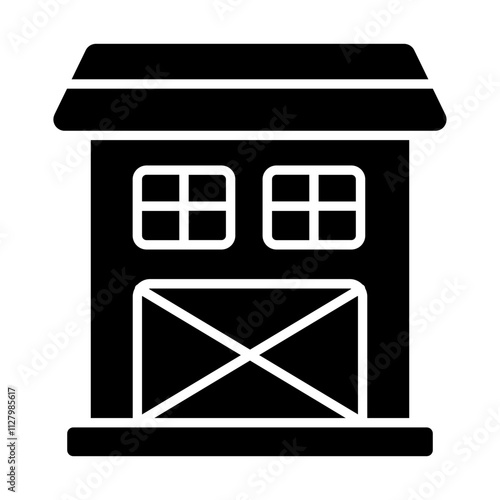 Barn solid icon
