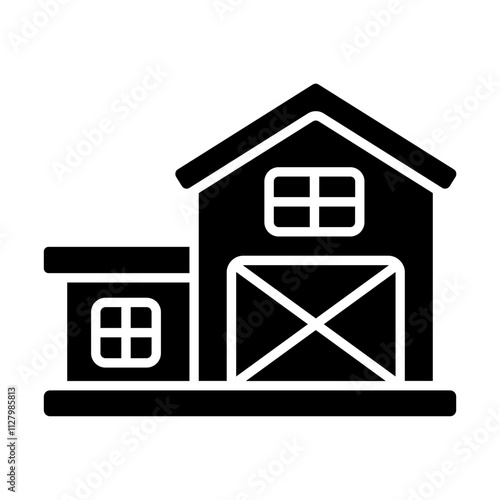 Barn solid icon
