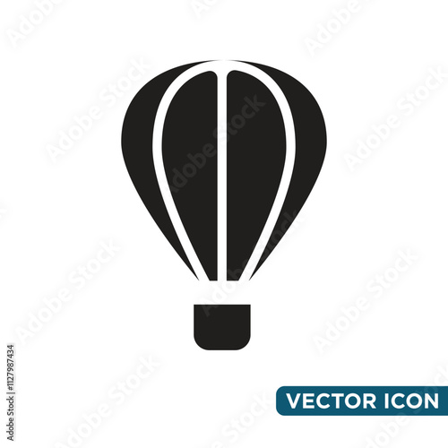 Simple Air Ballon Icon Design Template