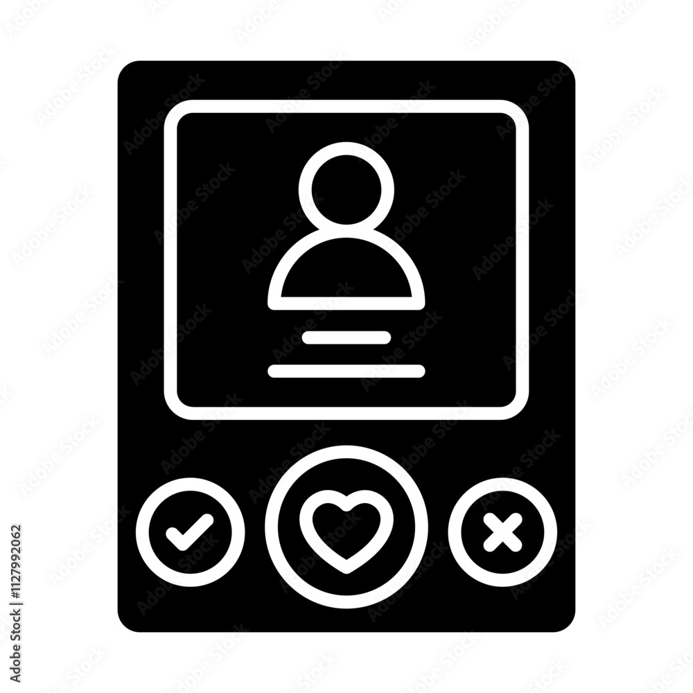 Profile People solid icon Profile People solid icon