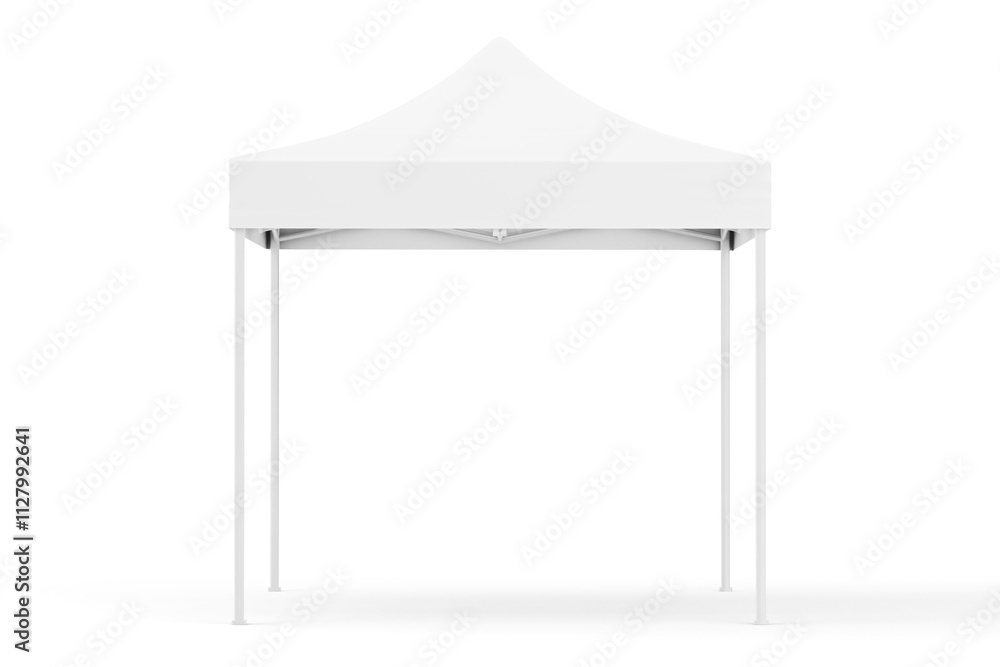 3D Render of Display Tent Mockup 3x3m for Advertising Design