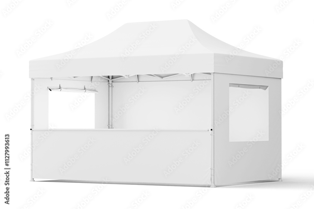 3D Render of Display Tent Mockup 3x6m for Advertising Design 3D Render of Display Tent Mockup 3x6m for Advertising Design