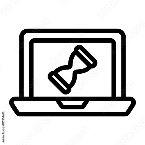 Waiting Laptop icon