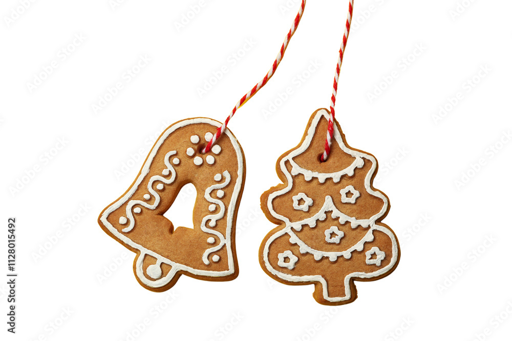 PNG, Christmas cookies, a set of cookies of different shapes, isolated on a white background. PNG, Christmas cookies, a set of cookies of different shapes, isolated on a white background.