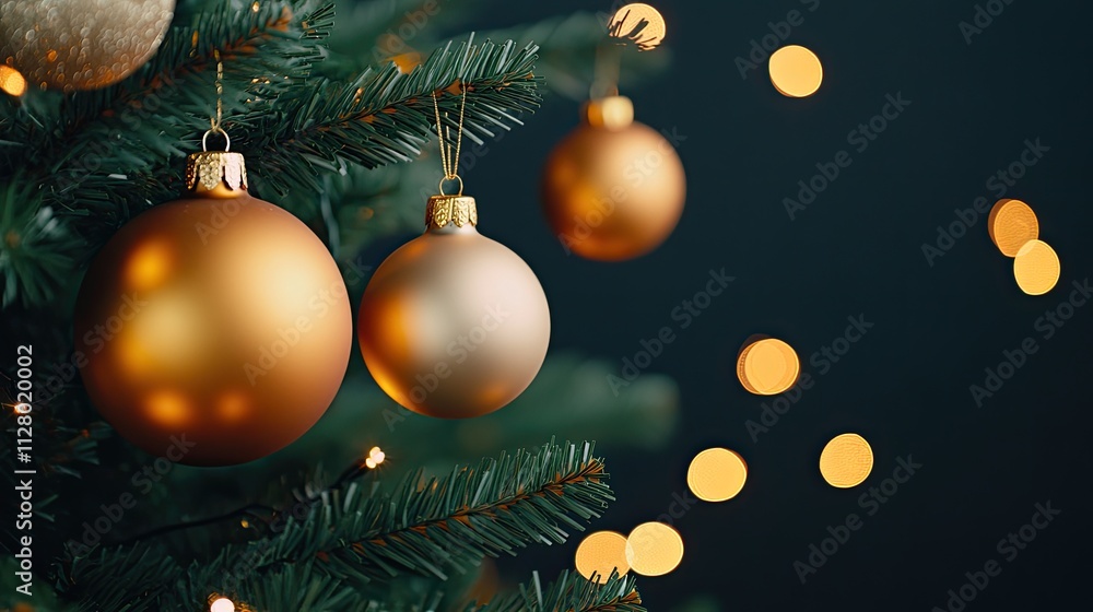 Festive christmas ornaments adorning a tree indoor celebration close-up photography cozy atmosphere holiday spirit Festive christmas ornaments adorning a tree indoor celebration close-up photography cozy atmosphere holiday spirit