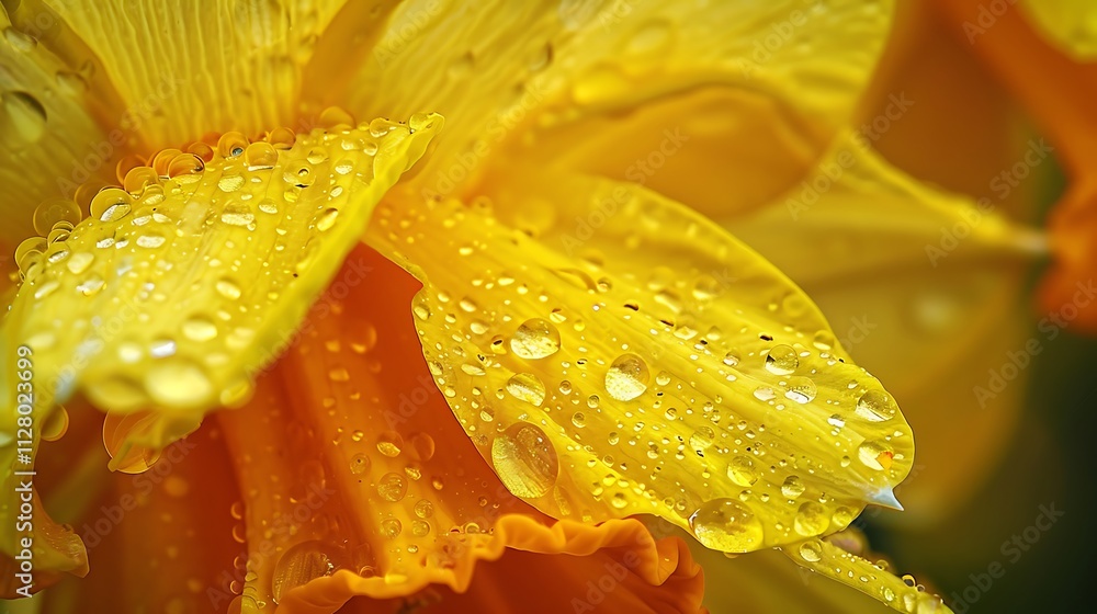 yellow flower with water drops yellow flower with water drops