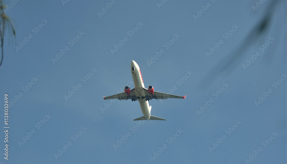 airplane in flight airplane in flight