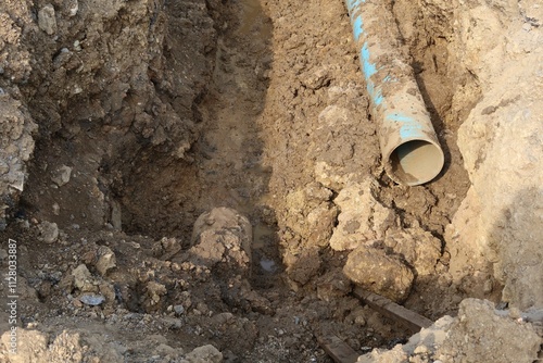 Wallpaper Mural sewer repair Place a drain in the ground. Torontodigital.ca