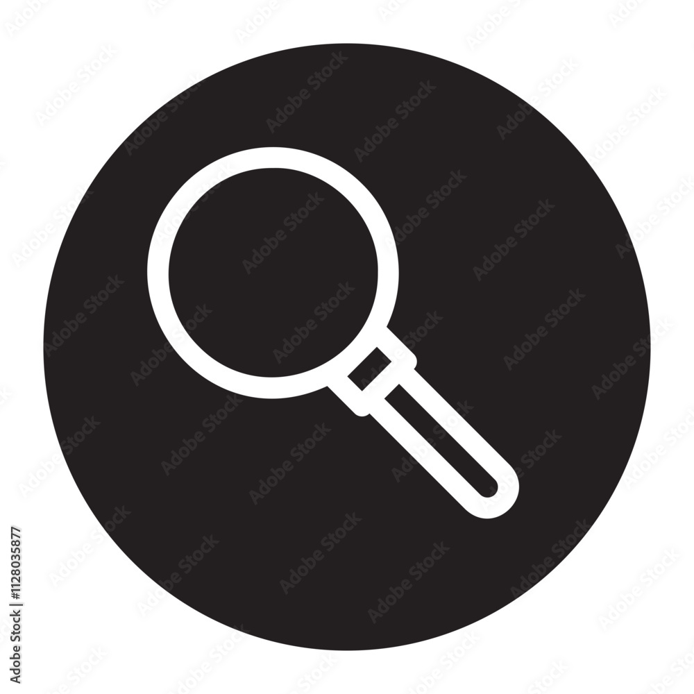 Black Search Icon, Magnifying Glass Fill Black Black Search Icon, Magnifying Glass Fill Black