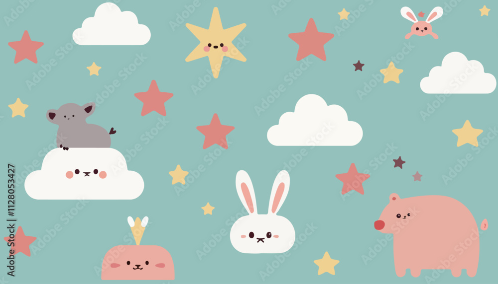 Obraz premium Whimsical Animal Patterns