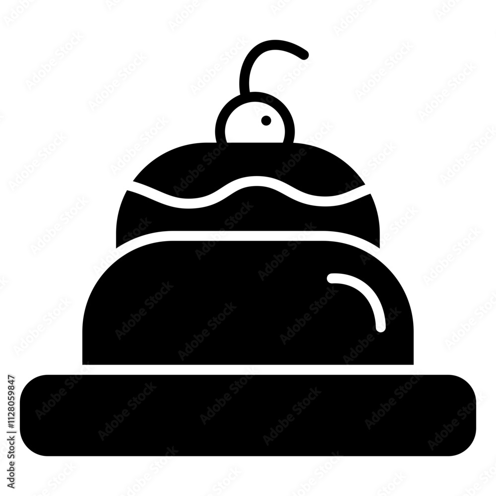 Birt cake icon vector design templates simple and modern concept graphic illustration. Birt cake icon vector design templates simple and modern concept graphic illustration.