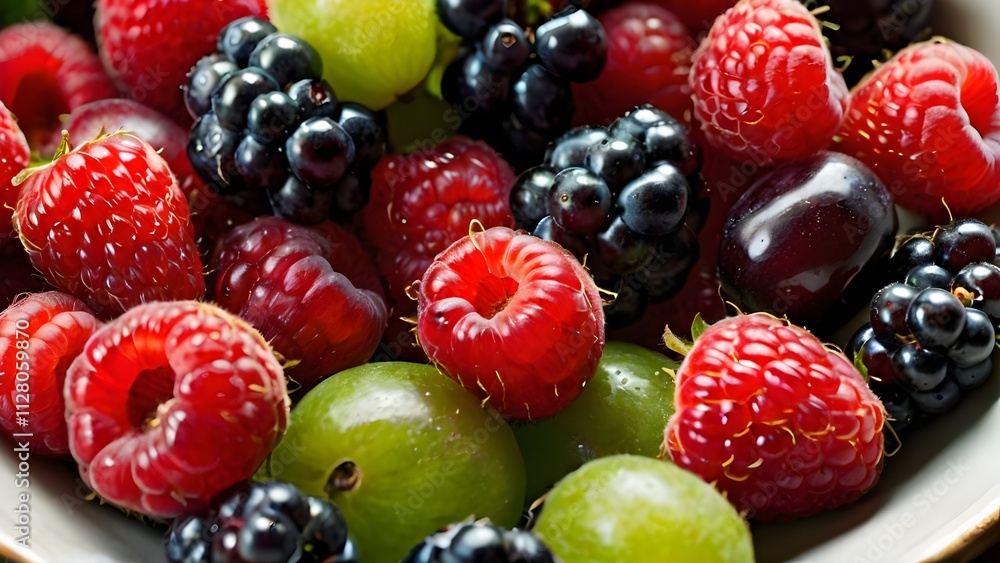 Fototapeta premium fruit in a basket