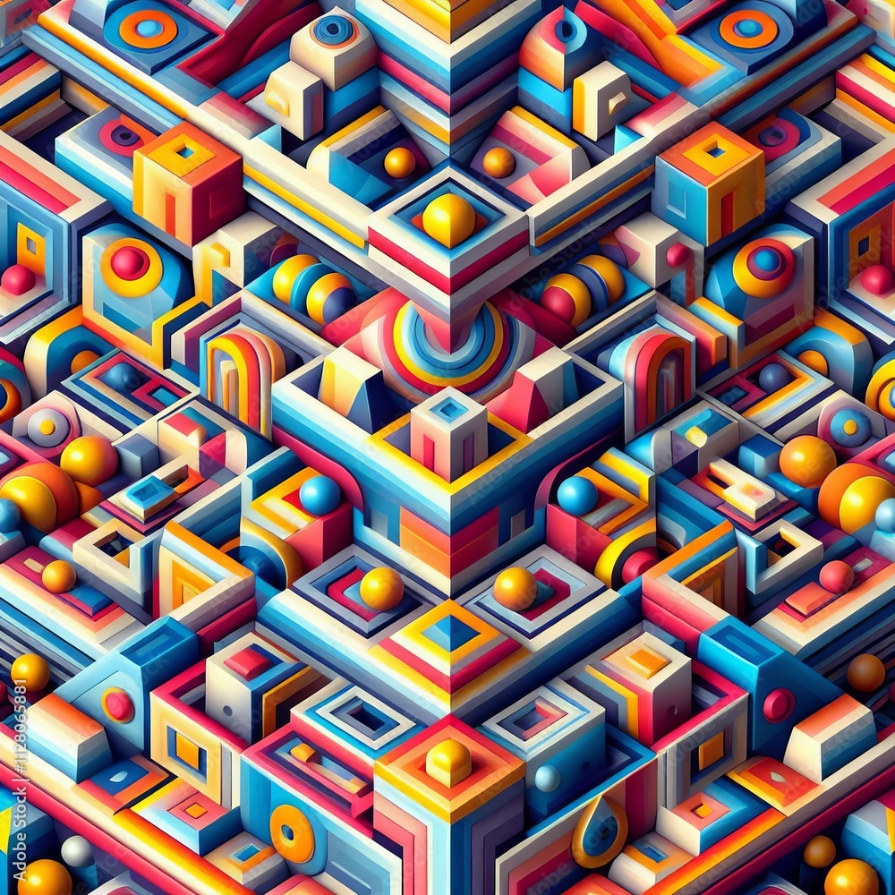 Geometric Patterns with a D Effect Geometric Patterns with a D Effect