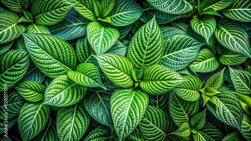 Wallpaper Mural Lush Green Texture Leaf Pattern in Nature's Landscape - Captivating Close-Up of Vibrant Greenery for Nature Lovers and Decor Enthusiasts Torontodigital.ca