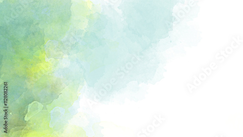 Enchanted Green Waves A Mesmerizing Abstract Watercolor Journey Through Fluid Motion and Lush Shades of Forest and Mint