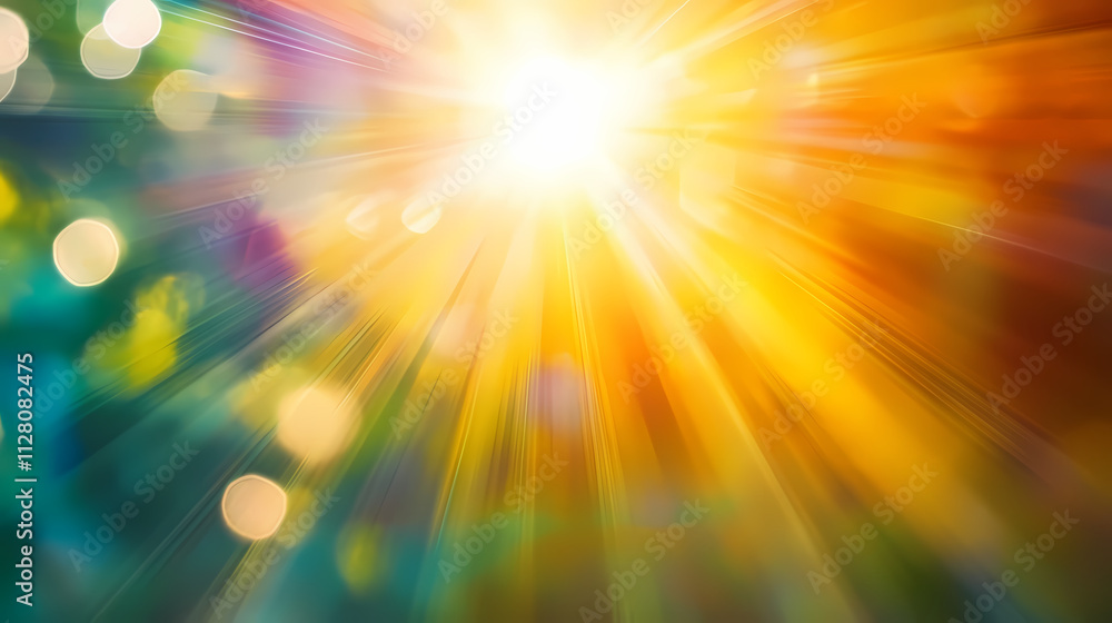 Extreme close-up abstract summer solstice background with vibrant colors and sunlight flare. Solstice. Illustration Extreme close-up abstract summer solstice background with vibrant colors and sunlight flare. Solstice. Illustration