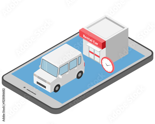 スマホでレンタカーを予約