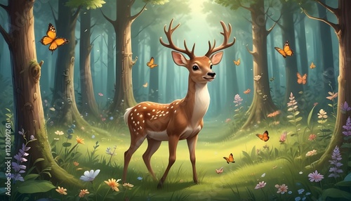 Green Forest Sun Sky Pine Bamboo Trees Jungle Canopy Background Summer Spring Autmn Camping Travel