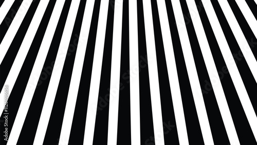 Black and white sunbrush abstract with line stripes