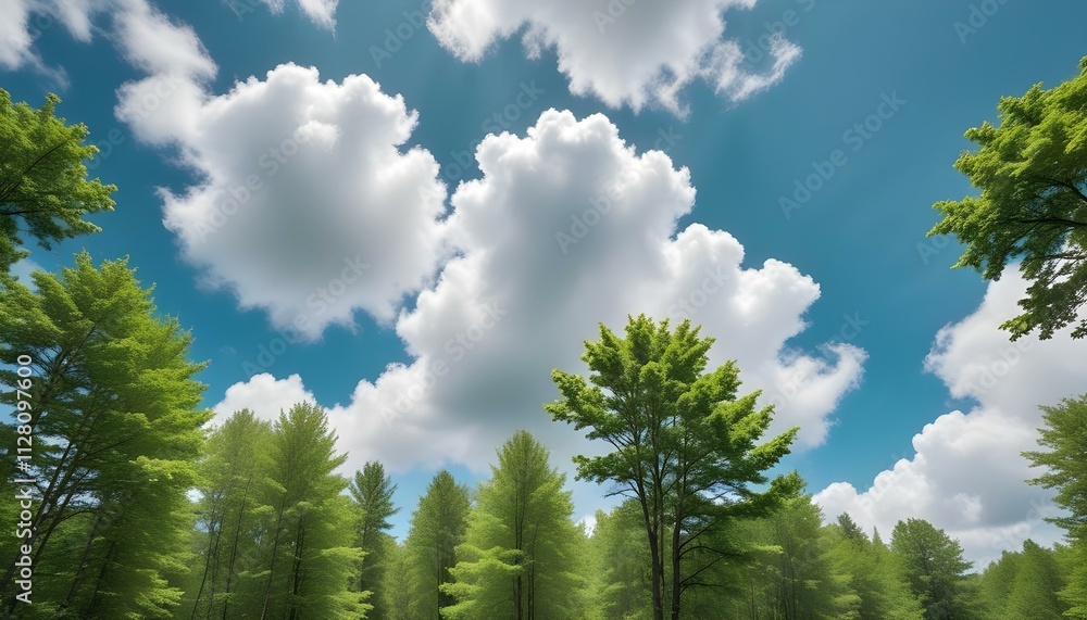 Green Forest Sun Sky Pine Bamboo Trees Jungle Canopy Background Summer Spring Autmn Camping Travel Green Forest Sun Sky Pine Bamboo Trees Jungle Canopy Background Summer Spring Autmn Camping Travel