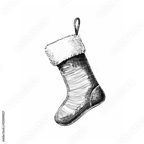 Christmas Socks Sock Sketch Celebration Decoration Winter Event Festival of X-Mas
