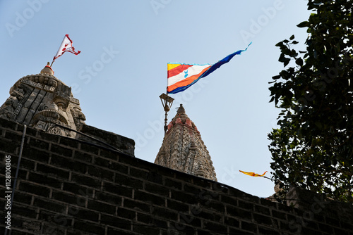 Obraz na płótnie The Shree Dwarkadhish Temple: a spiritual jewel in India w salonie