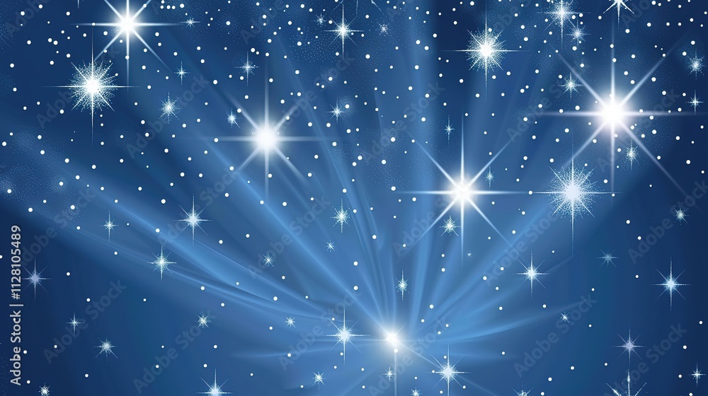 Deep space shining stars in night sky Deep space shining stars in night sky