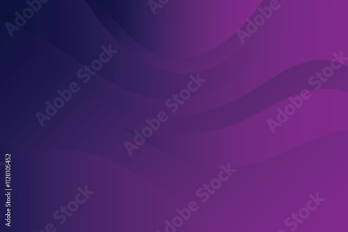 Abstract purple color background with wavy line. Gradient modern design.