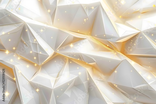 Modern and stylish abstract design poster with golden lines and white geometric pattern, Modern and stylish abstract design poster with golden lines and white geometric pattern
