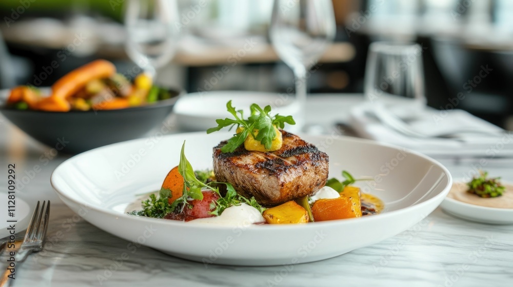 Luxury Dining Experience Featuring an Exquisite Array of International Cuisine Artfully Presented with Creative Plating and Refined Elegance Luxury Dining Experience Featuring an Exquisite Array of International Cuisine Artfully Presented with Creative Plating and Refined Elegance