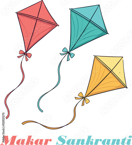 Makar sankranti vector design