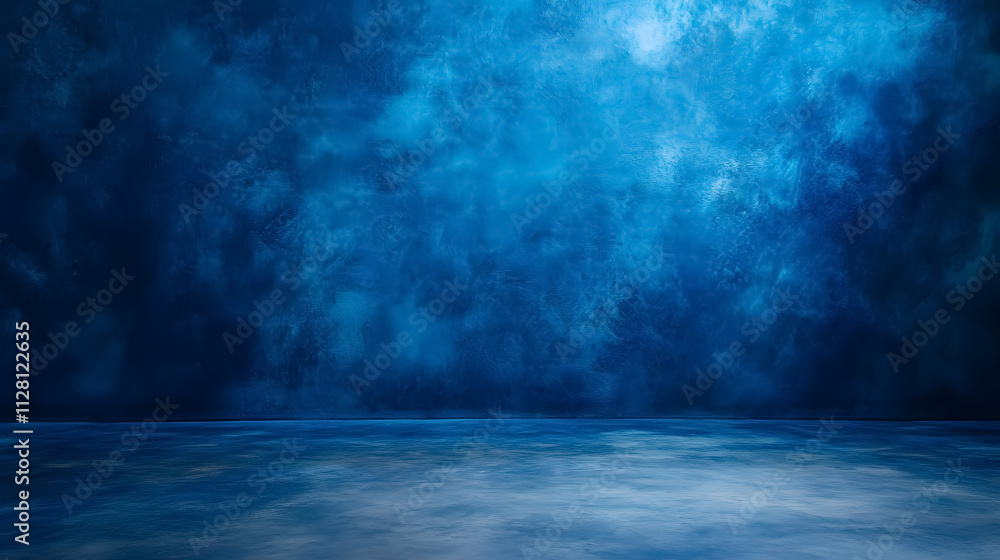 Studio portrait backdrops made of traditional painted canvas or muslin fabric, ideal for portraits, featuring dramatic blue hues. Studio portrait backdrops made of traditional painted canvas or muslin fabric, ideal for portraits, featuring dramatic blue hues.