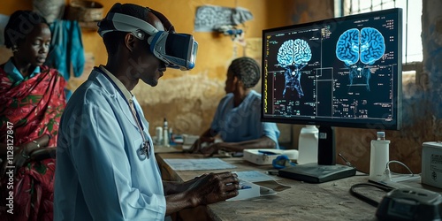 Rural Healthcare Doctor using VR Digital Diagnostics