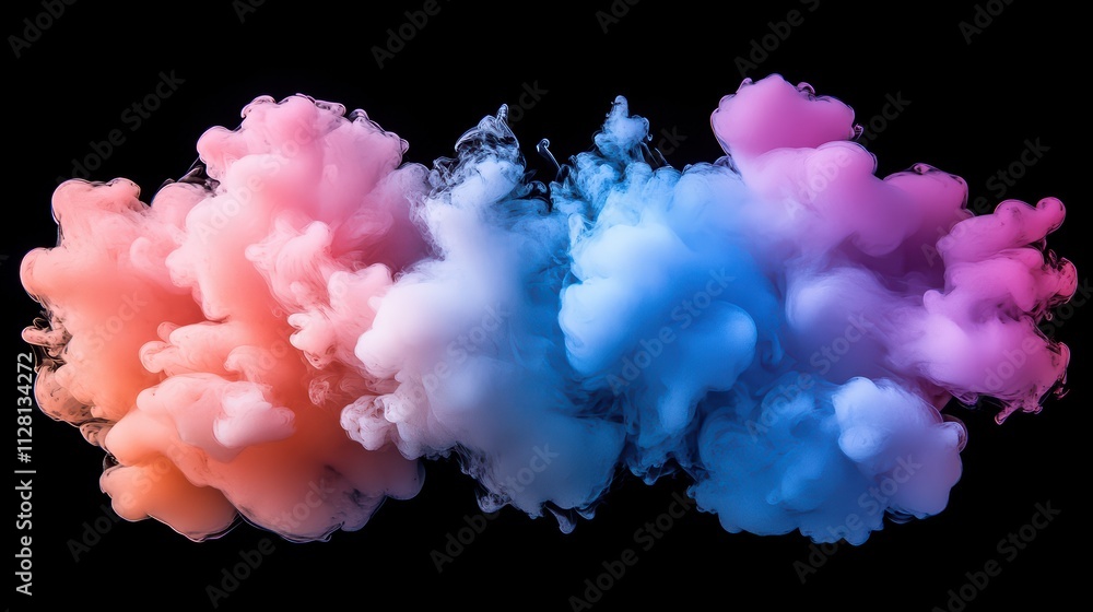 Captivating Swirls of Colorful Smoke Black Background Abstract Photography Studio Close-Up Visual Art for Creative Inspiration Captivating Swirls of Colorful Smoke Black Background Abstract Photography Studio Close-Up Visual Art for Creative Inspiration