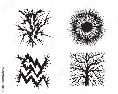 Wallpaper Mural Cracked Wall Vector Illustration Bundle - Broken Wall ClipArt Design
 Torontodigital.ca