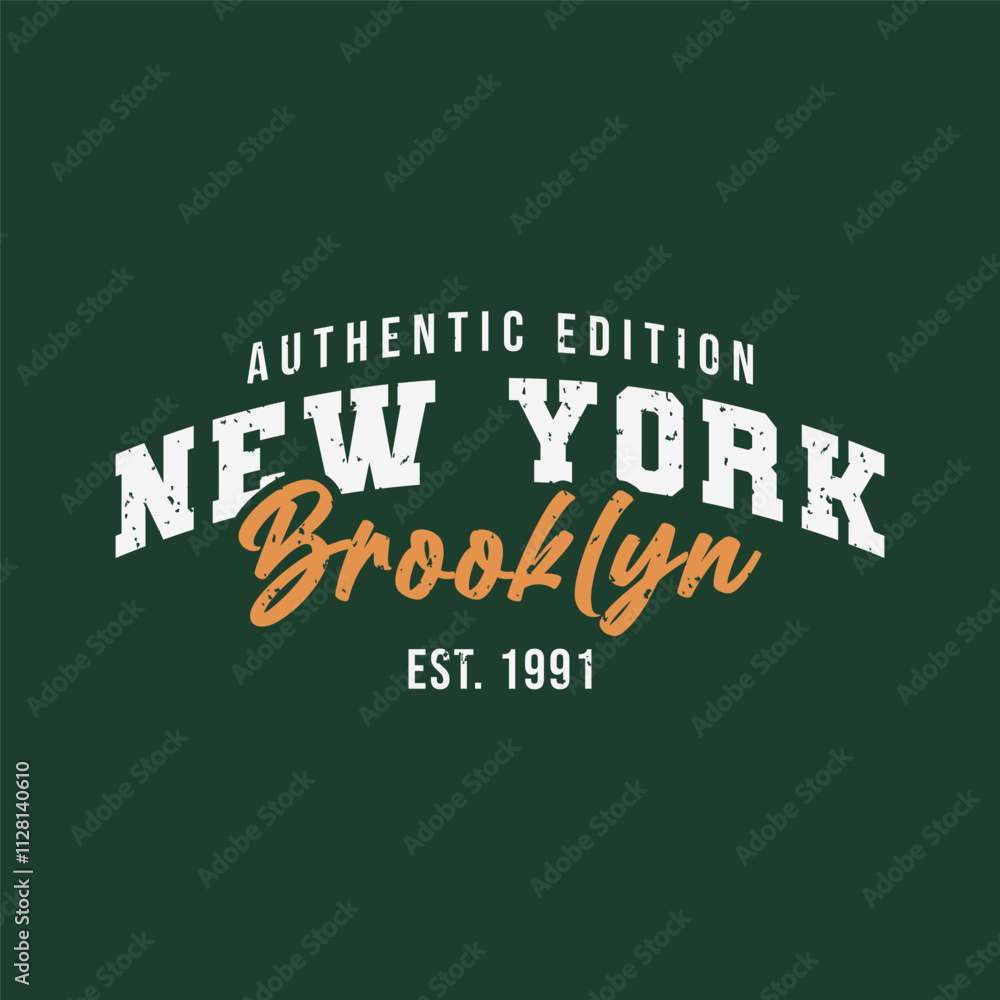 New York Authentic Edition T Shirt Design New York Authentic Edition T Shirt Design