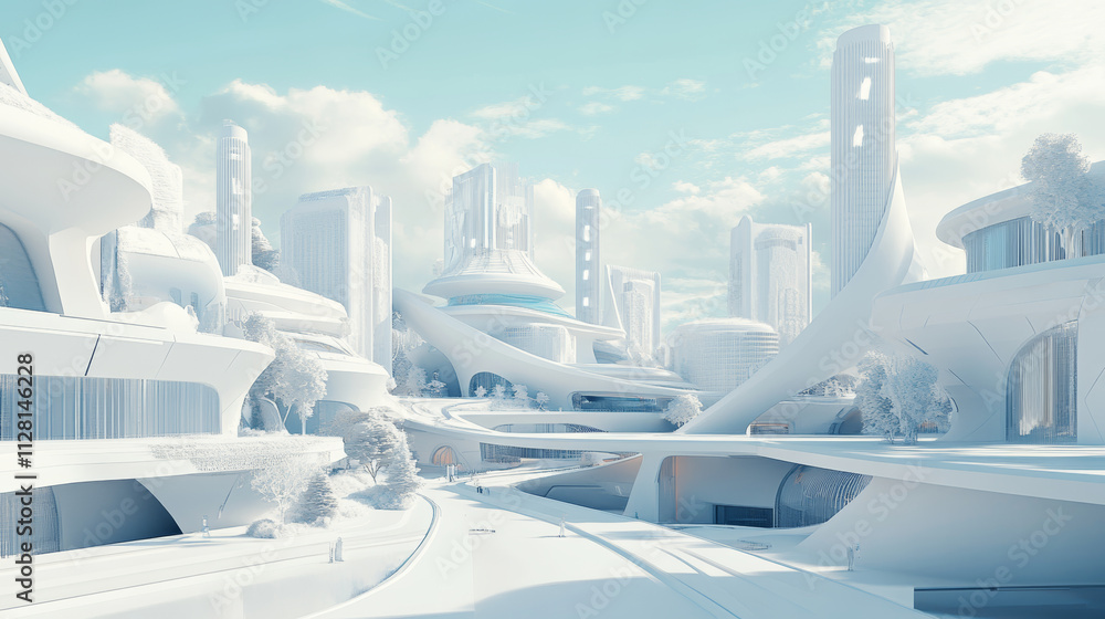 Obraz premium view of the city