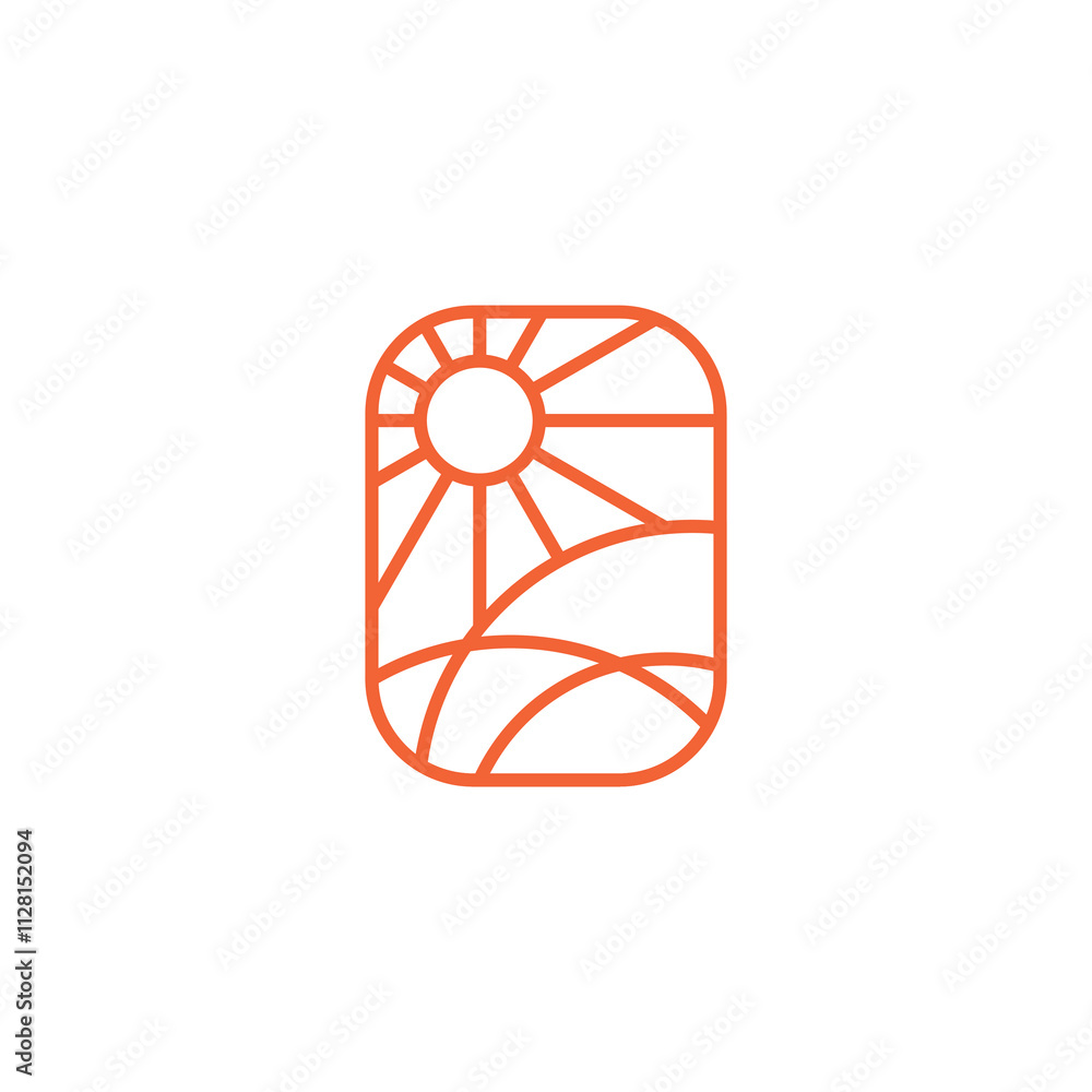 Sunshine Logo Icon Design. Sun Vector Illustration. Agriculture Logo Sunshine Logo Icon Design. Sun Vector Illustration. Agriculture Logo
